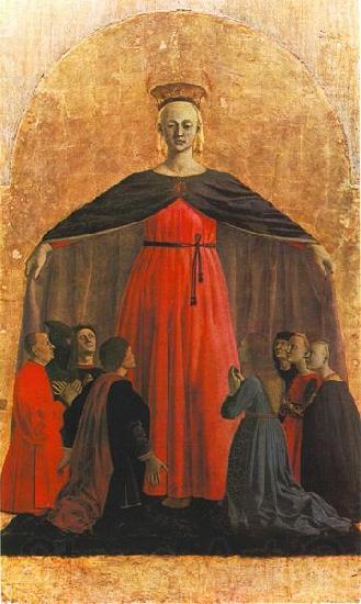 Piero della Francesca Madonna della Misericordia Norge oil painting art